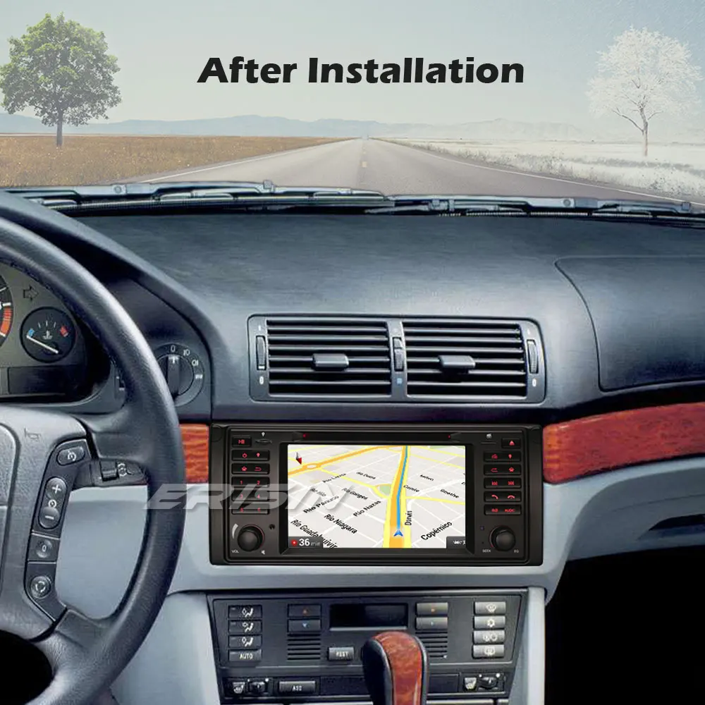 Автомагнитола для BMW 5 серии E39 E53 X5 M5 2739 г. спутниковая навигация Android Carplay GPS радио