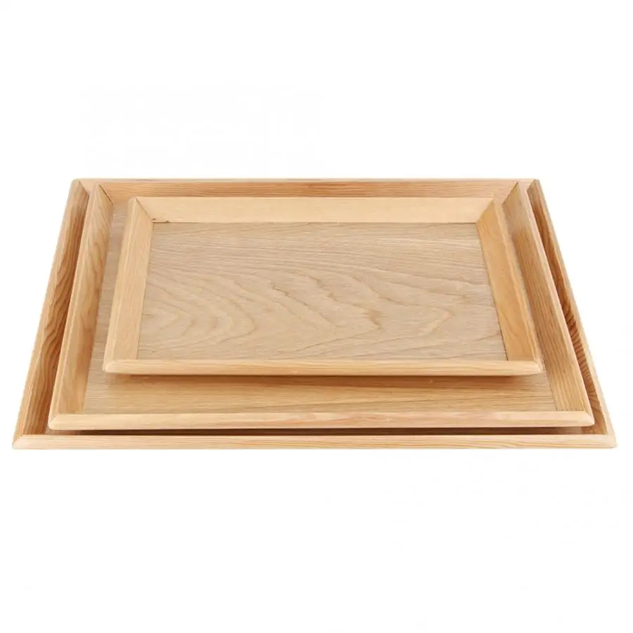 Поднос для сервировки прямоугольной посуды поднос чайной еды ресторана дома