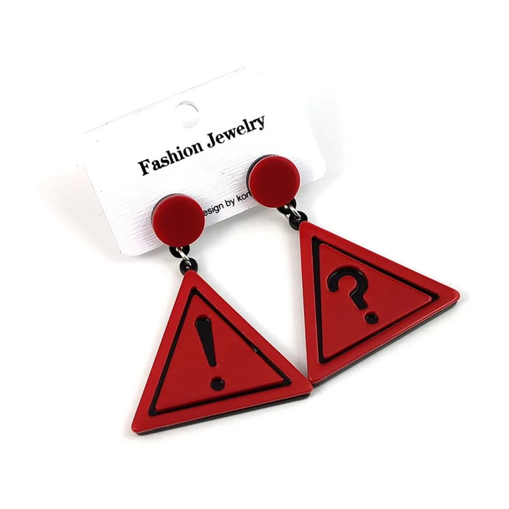 Креативные серьги модный символ Преувеличенные сексуальные эмблемы отметка