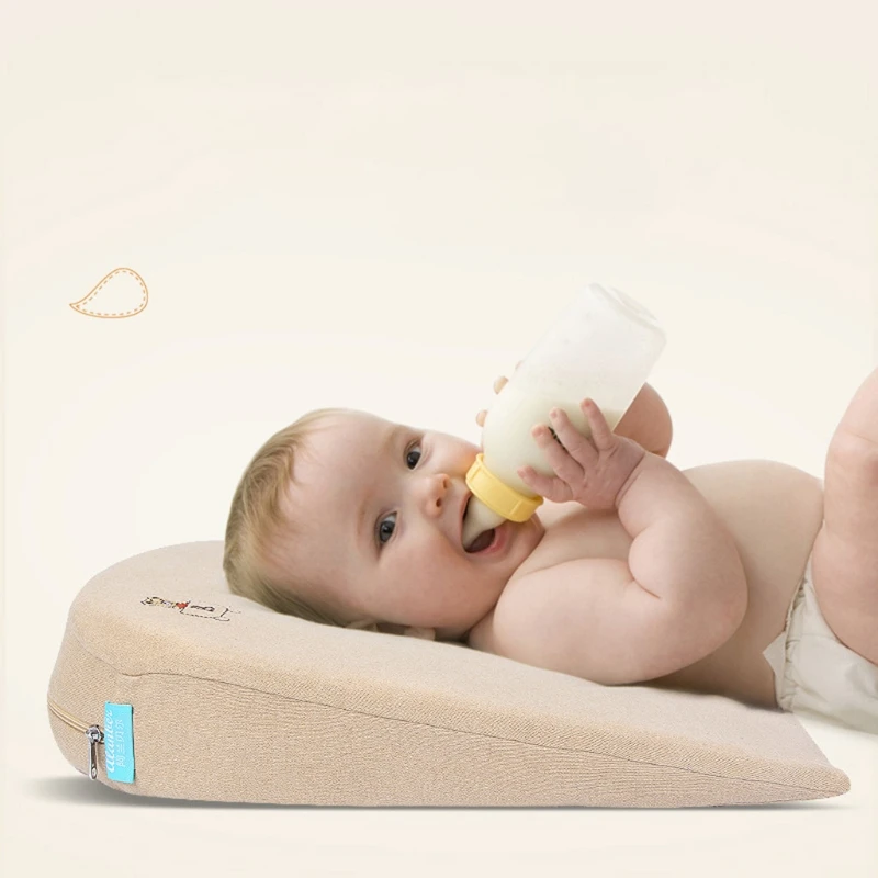 

Newborn Anti-Spit Milk Wedge Pillow Baby Reflux Slow Rebound Memory Foam Sleeping Pillows Infant Crib Inclines Mattress