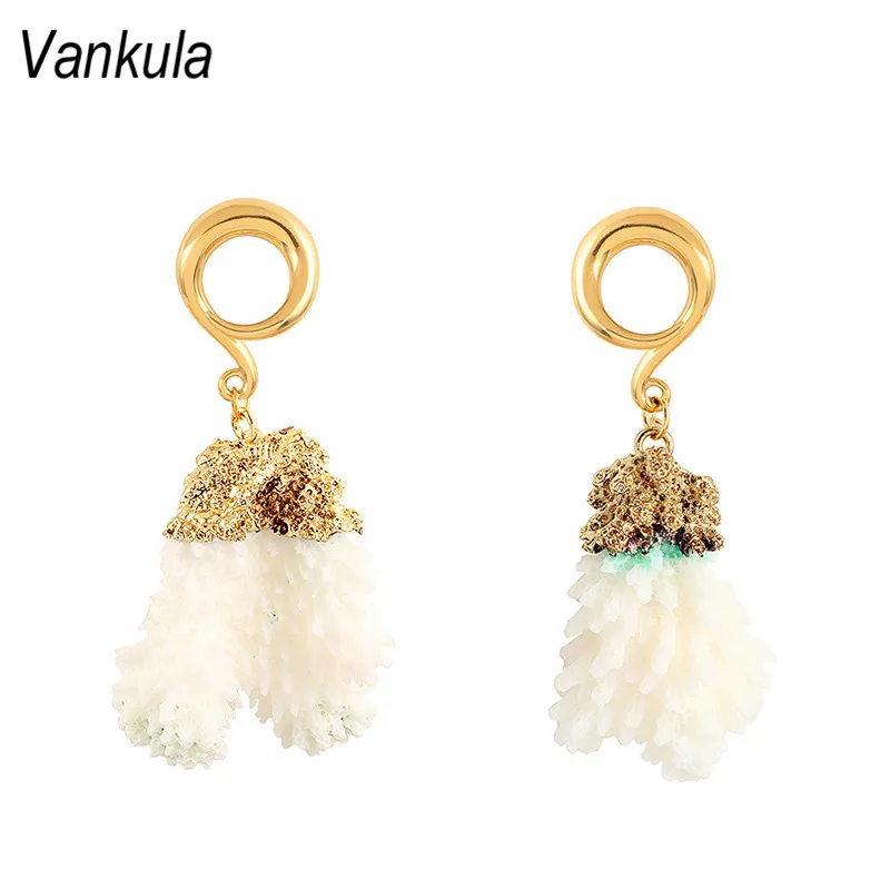 Вешалка для пирсинга Vankula из натурального камня нержавеющей стали 316L|Украшения