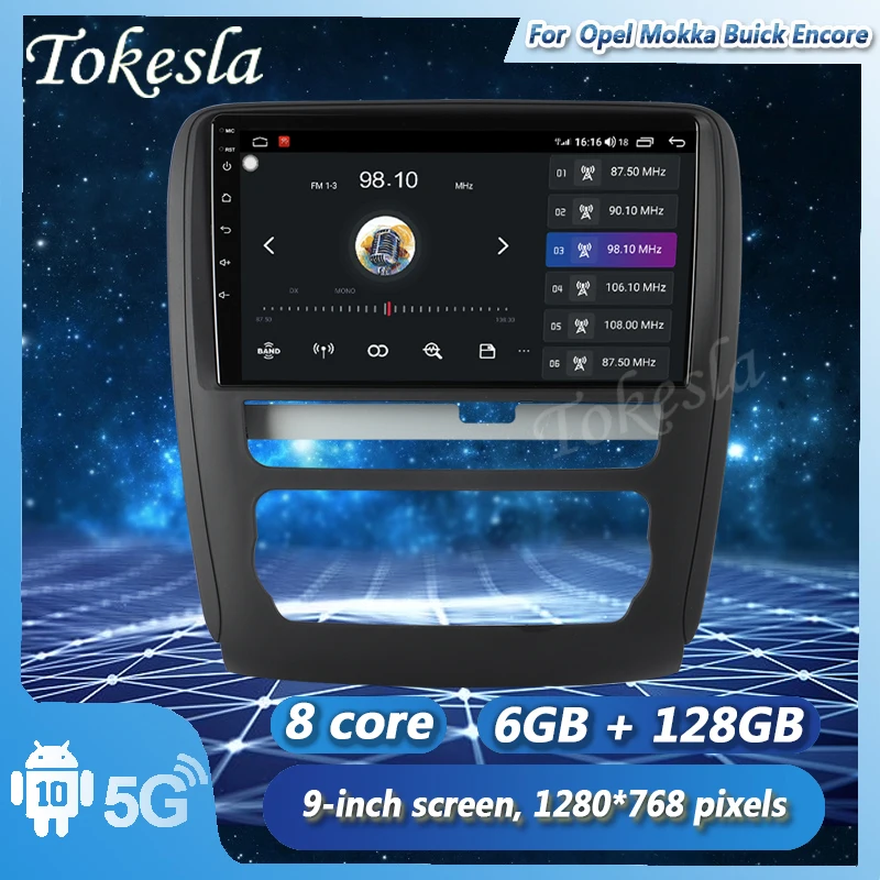 Tokesla Android 11 Car Radio Audio DVD Intelligent System Central Multimedia player Screen For Opel Mokka Buick Encore 2014-2018 Tokesla Android 11 Car Radio Audio DVD Intelligent System Central Multimedia player Screen For Opel Mokka Buick Encore 2014-2018