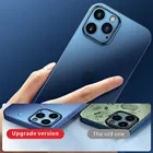 Подходит для телефонов Apple iPhone 13, Ультратонкий матовый чехол для iphone1211 XS 87, полноразмерный полупрозрачный жесткий чехол