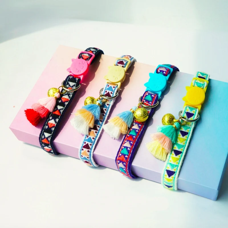 Очаровательный ошейник для кошек и собак эластичный регулируемый мягкий