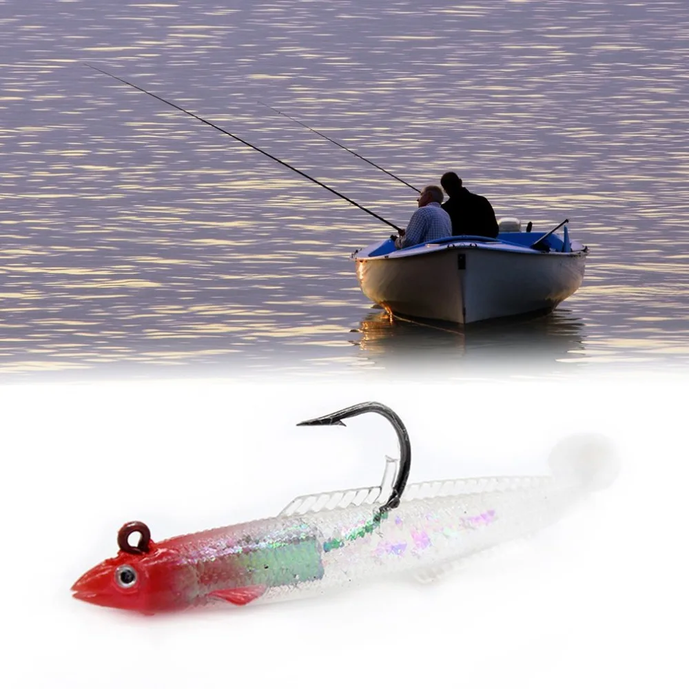 Мягкая приманка для морской рыбалки плавания угорь искусственные мягкие