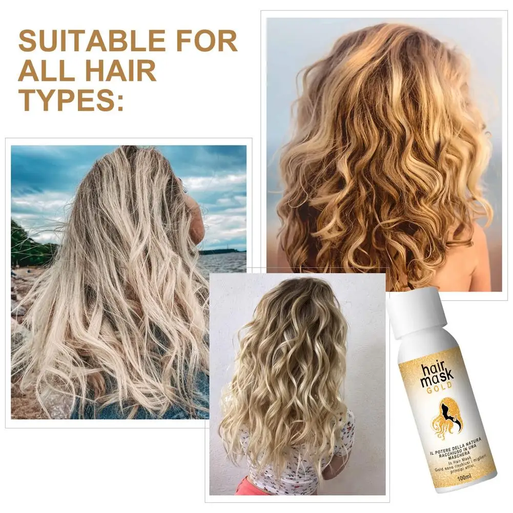 Волшебная питательная маска для волос восстанавливает повреждения мягкие