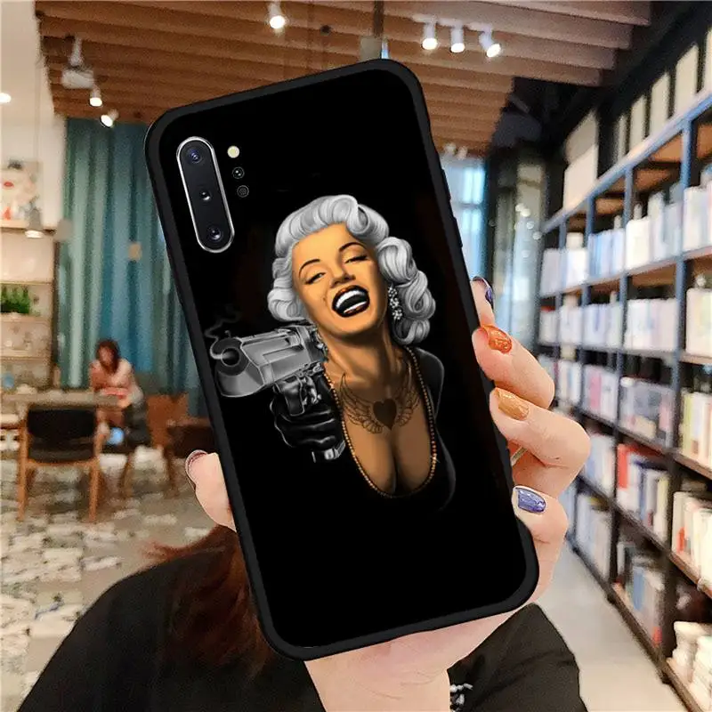 

Marilyn Monroe beautiful art Phone Case For Samsung A50 A51 A71 A20E A20S S10 S20 S21 S30 Plus ultra 5G M11 funda cover