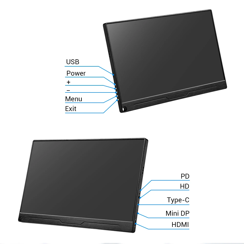 15 6 дюймов 4K монитор HDR 3840X2160 ips HDMI type C экран дисплей Портативный Видео игровой для