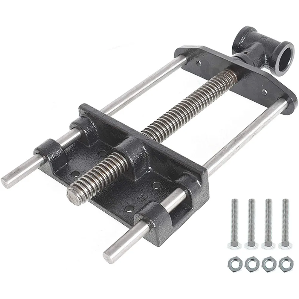 

7 Inch 10 Inch Woodworking Front Bench Vise Cast Iron Front Screw Vise For Making Table Clamp Double-Link Fixture