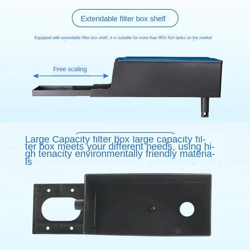 Фильтр для аквариума 3 в 1 аквариумный кислородный насос резервуар фильтр верхний