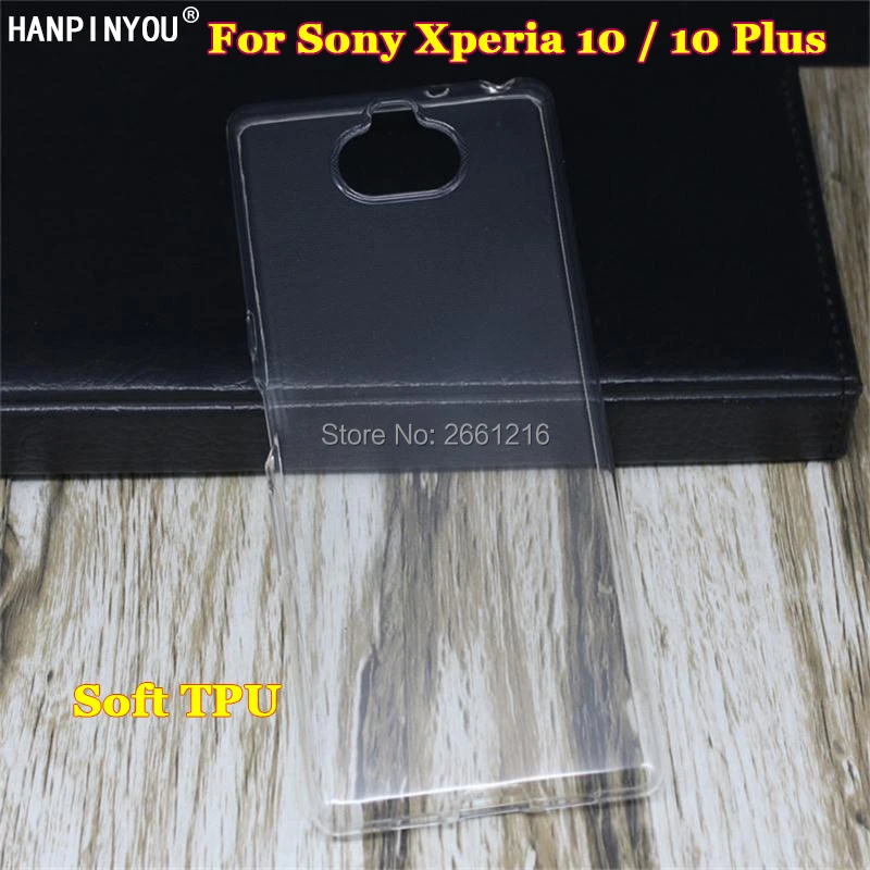 Для Sony Xperia 10 / XA3 Plus ультра тонкий мягкий ТПУ Силиконовый гель прозрачный защитный