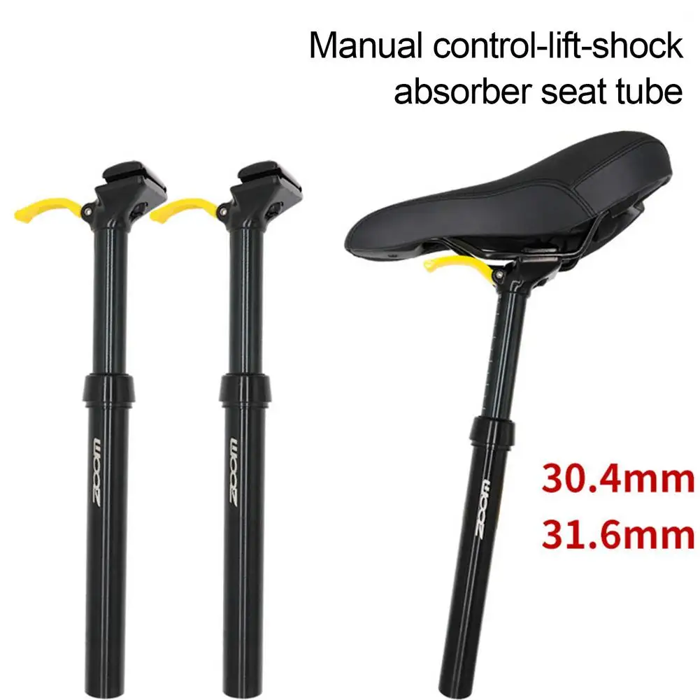 MTB велосипедный дроппер Подседельный штырь с регулируемой высотой 100 мм для