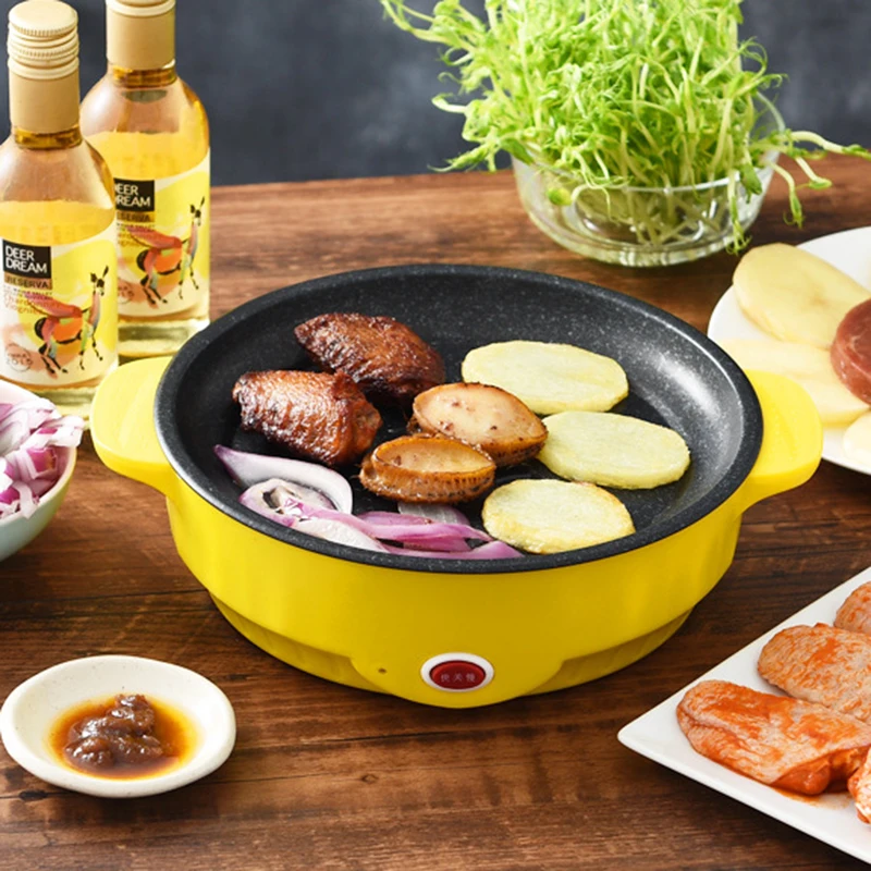 

Electric Baking Pan Medical Stone Nonstick Kitchen Utensils Cooking Wok Frying Pan Cookware Ollas De Cocina Home Supplies AH50PG