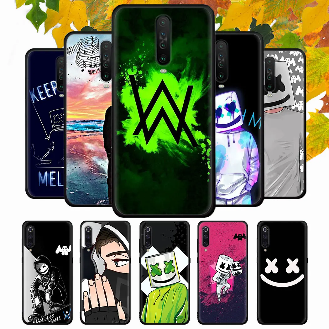 Мягкий чехол для Xiaomi Mi Redmi Note 10 9T 7 8 Pro CC9E Mix 2S MAX 3 8T Case Alan Olav Walker|Бамперы| |