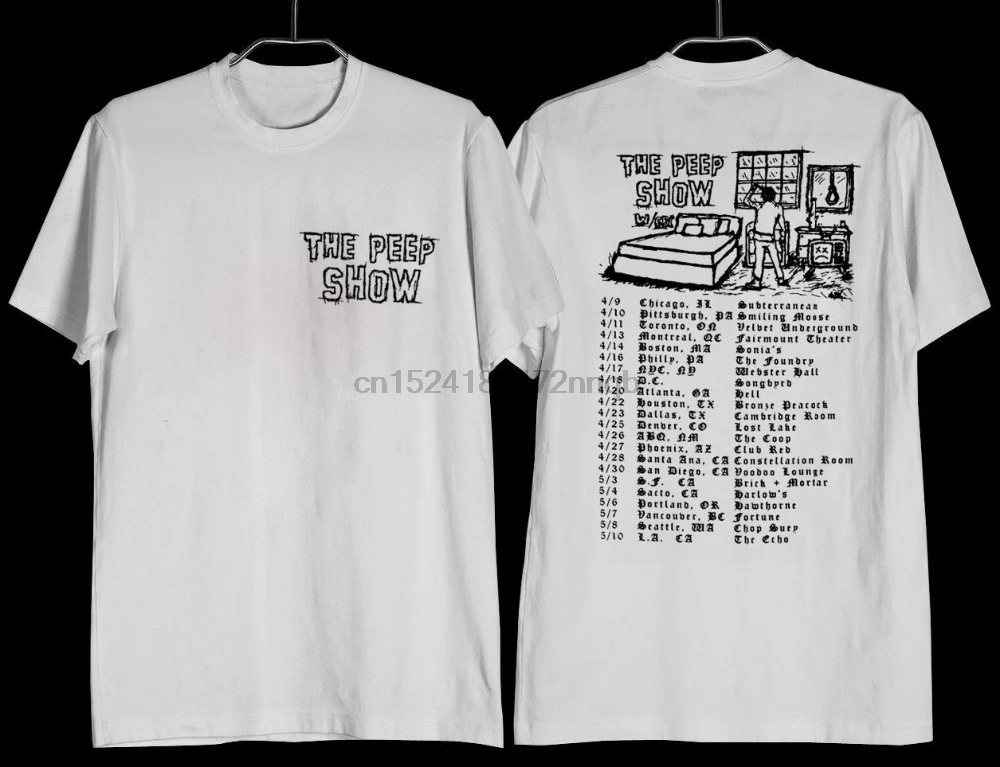 Создать пользовательские футболки удобные мягкие Lil открытый шоу тур вырез