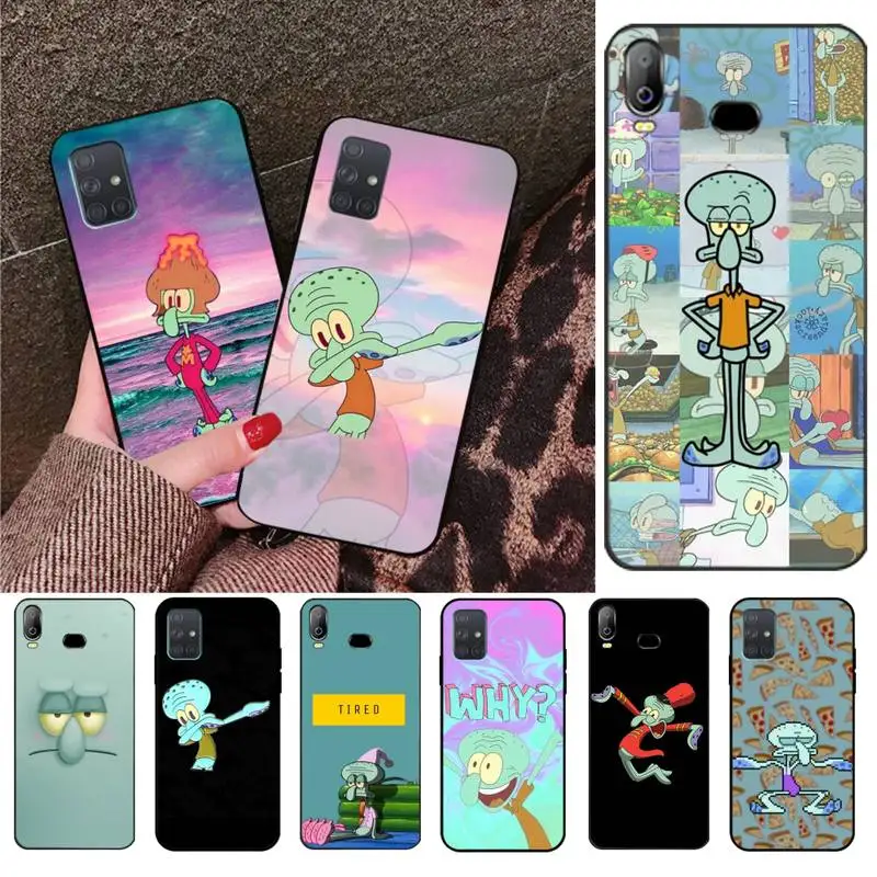Чехол для телефона HPCHCJHM мультяшный Сквидвард Dab роскошный уникальный дизайн Samsung