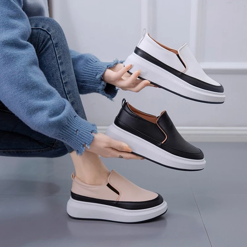 

Heighten Loafers,Women Casual Shoes,Platform Shoes,Size 34-40