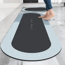 Bath Mat Entrance Door Mat Super Absorbent Bathroom Mats Quick Drying Bathroom Carpet Modern Simple Non-Slip Floor Mats Home (3)
