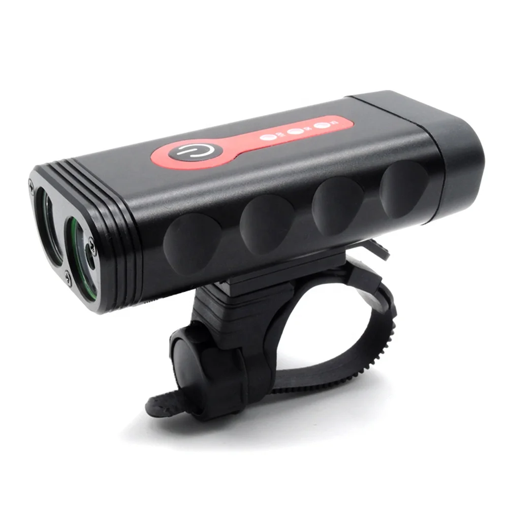 2000LM велосипедный светильник Водонепроницаемый много функциональная 2 * XPG