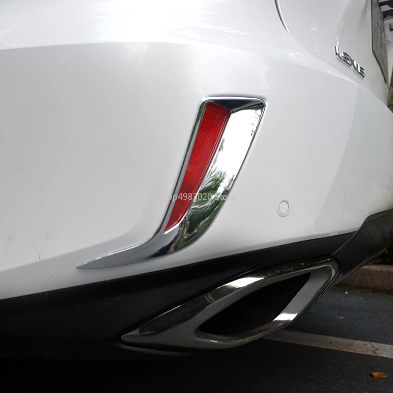 Хромированный абажур из АБС-пластика для автомобиля, задняя противотуманная накладка, обшивка, Стайлинг для Lexus RX 2016 2017, внешние аксессуары для автомобиля, 2 шт. Хромированный абажур из АБС-пластика для автомобиля, задняя противотуманная накладка, обшивка, Стайлинг для Lexus RX 2016 2017, внешние аксессуары для автомобиля, 2 шт.