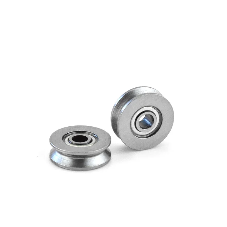 5pcs Micro V-Groove steel Wheel Wire Passing Guide roller Carbon Steel Bearing Pulley Roller 3*12*4mm | Обустройство дома