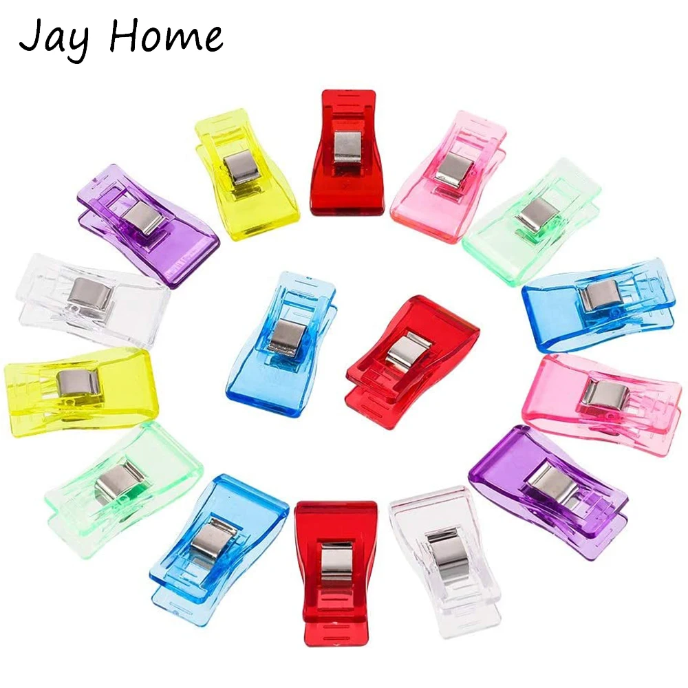 

10-30Pcs Multipurpose Sewing Clips Quilting Hemming Clips Plastic Clamps for Fabric DIY Craft Blinding Clips Sewing Accessories