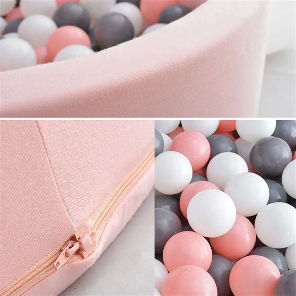 Baby Dry Pool Fencing Manege Tent Grey Pink Blue Round Ball Pit Playpen Without Game Toys For Children Birthday Gift | Игрушки и хобби
