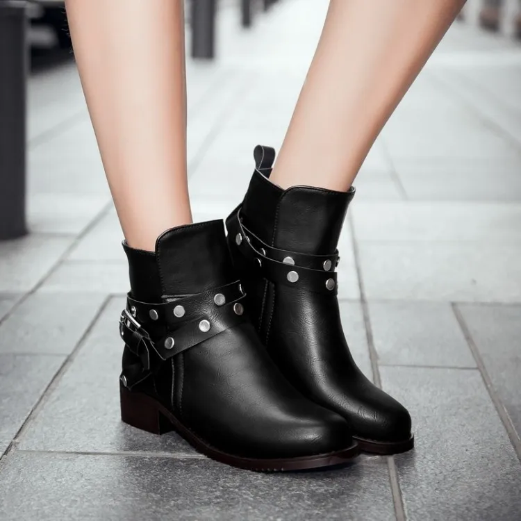 Ботинки большого размера женская обувь ботильоны для женщин женские ботинки