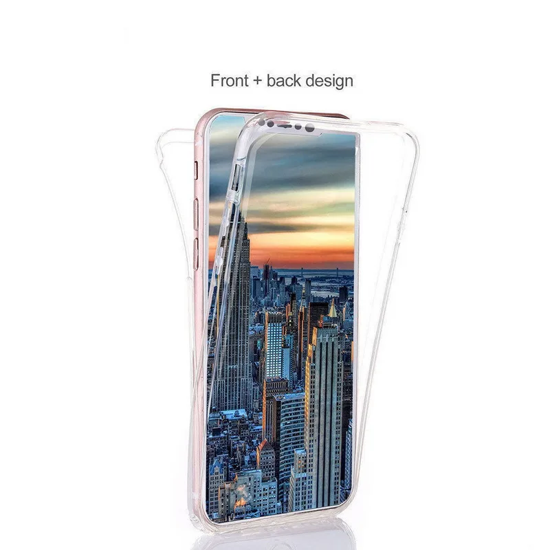 

360 Degree Clear Full Protection Soft Case Cover On For iPhone 11 X Xs Xs Max XR Front&Back Silicone Phone Capa 7 8 6s 6 Plus