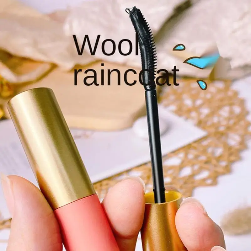 Тушь для ресниц черно-коричневая водостойкая не размазывающая удлиняющая тушь