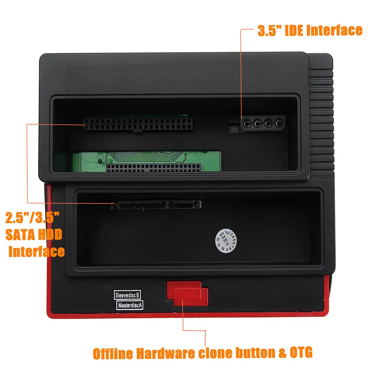 Док станция для внешнего жесткого диска 2 5 дюйма USB 3 порта SATA|Кабели адаптеры и