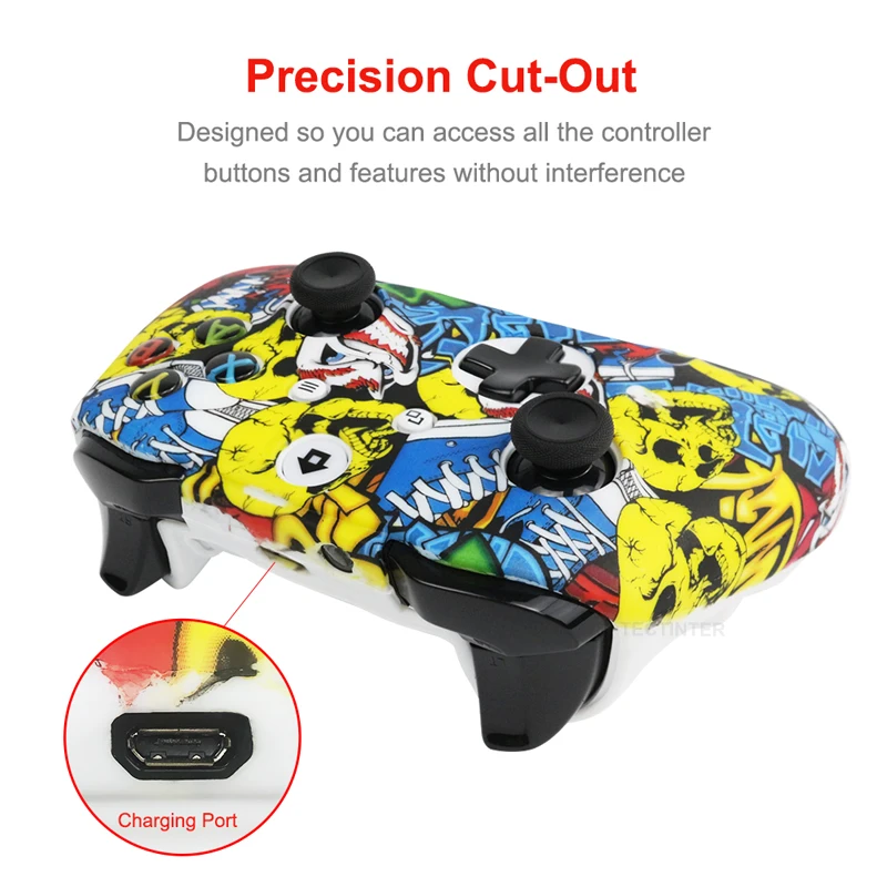 Защитный чехол для джойстика Xbox One мягкий силиконовый камуфляжный контроллера XBox