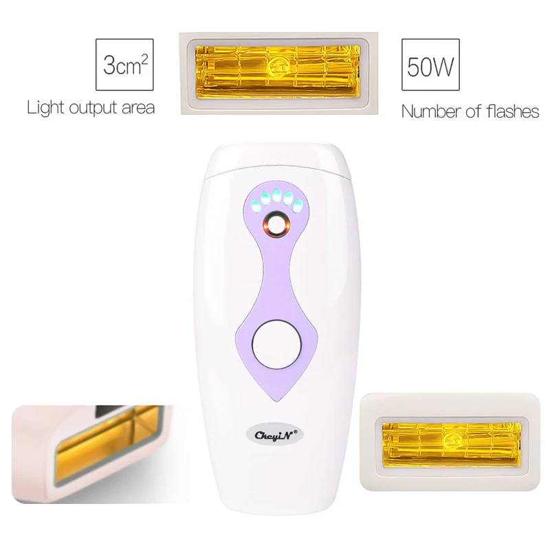 

500000 Flash Photoepilator Laser Hair Remover Permanent IPL Epilator Shaving Machine Hair Removal Shaver Device Depilator