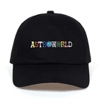 Бейсболка ASTROWORLD Dad Hat из 100% хлопка с вышивкой, бейсболка Travi $ Скотт, новый альбом, Бейсболка унисекс, для улицы