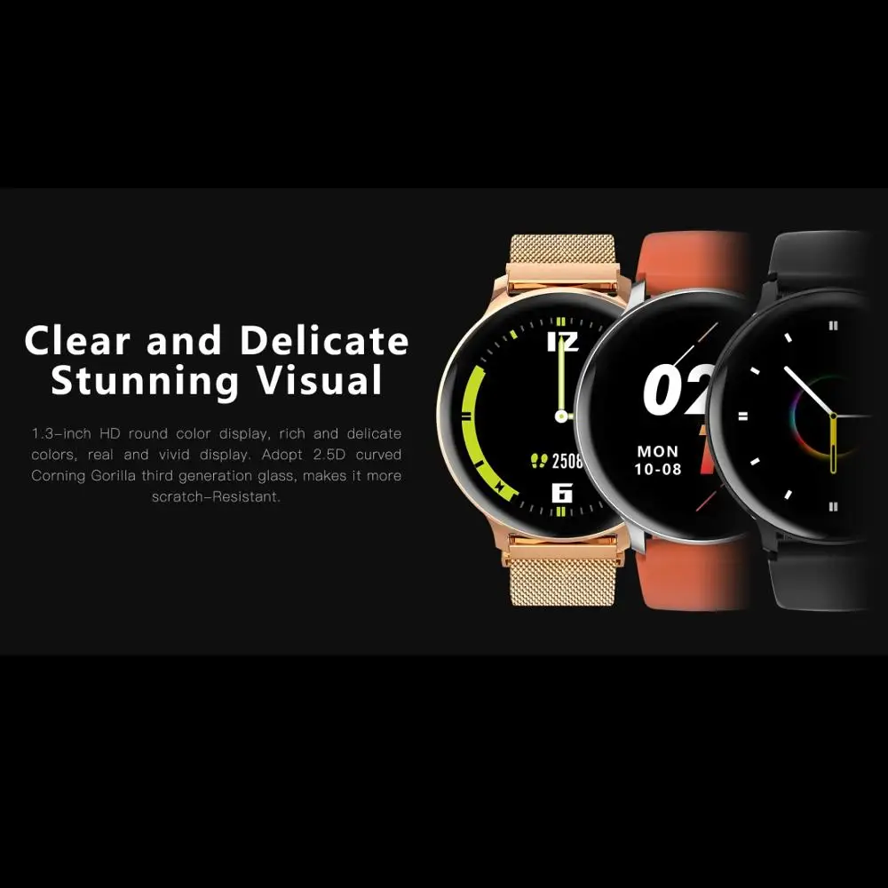 Blackview X2 SmartWatch 5ATM водонепроницаемые часы с пульсом для мужчин и женщин мужские