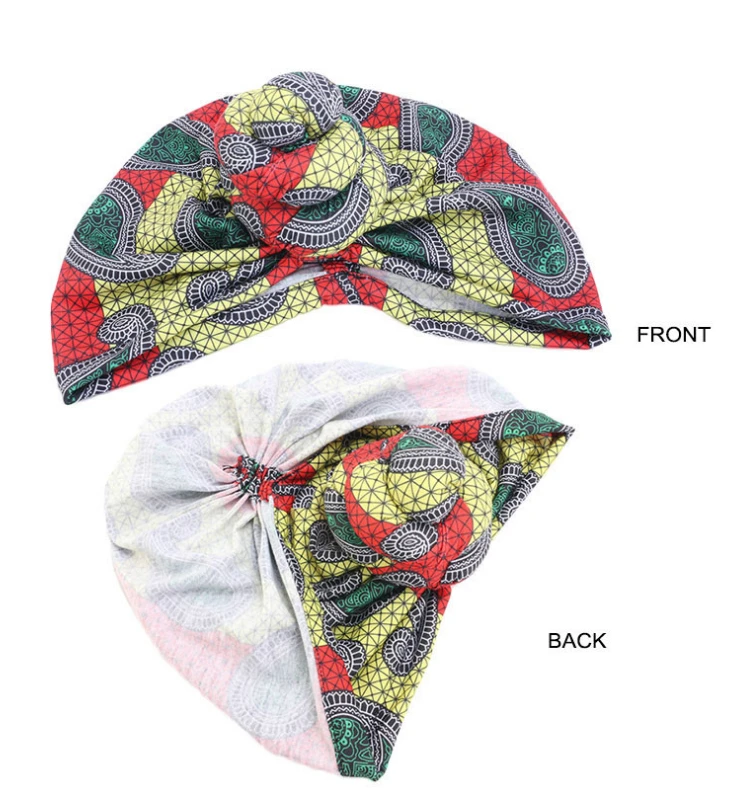 Головной платок Африка цветочный принт Бандана тюрбан обертывание головные