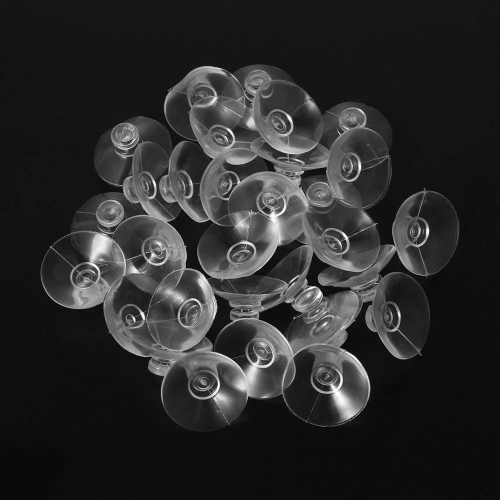 2 см 30 шт./компл. высококачественные резиновые прозрачные присоски для грибной