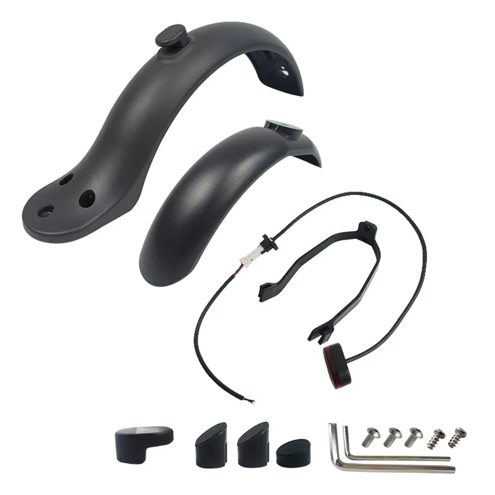 

Front And Rear Mudguards For Electric Scooter Mudguard Kit Mudguard + Taillight + Bracket Suitable For-Xiaomi M365