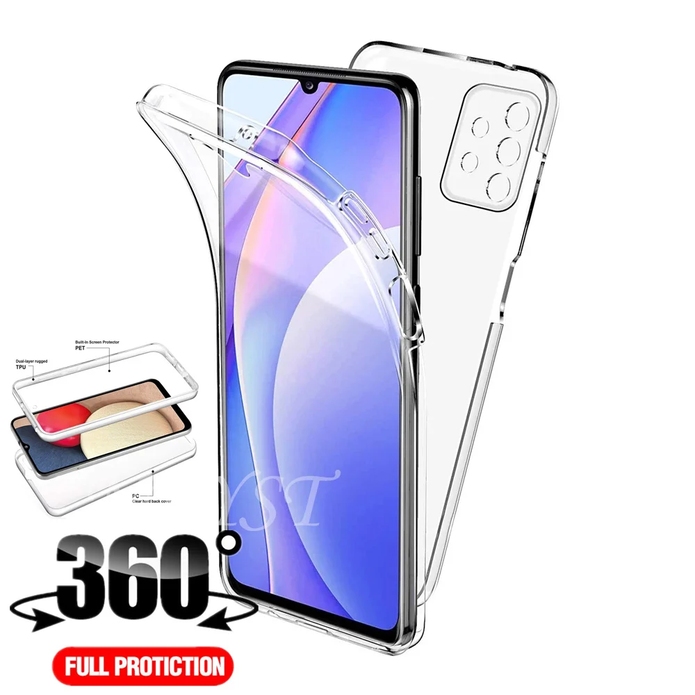 A02 A32 4G A52 A72 A12 A42 A02S 5G двойной чехол для Samsung Галактики A10S A20S A30S A50 A70 A01 A11 A21S A31 A41 A51 A71