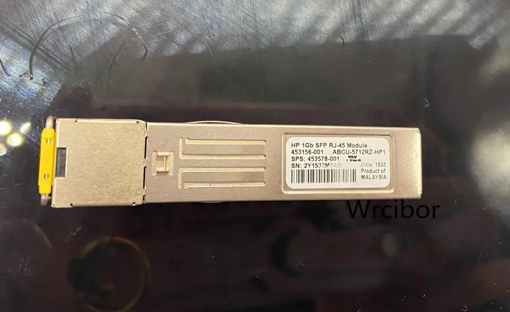 

Подлинный модуль HP 453156-001, 1 ГБ, RJ-45 SFP, виртуальное подключение, ABCU-5712RZ-HP 1