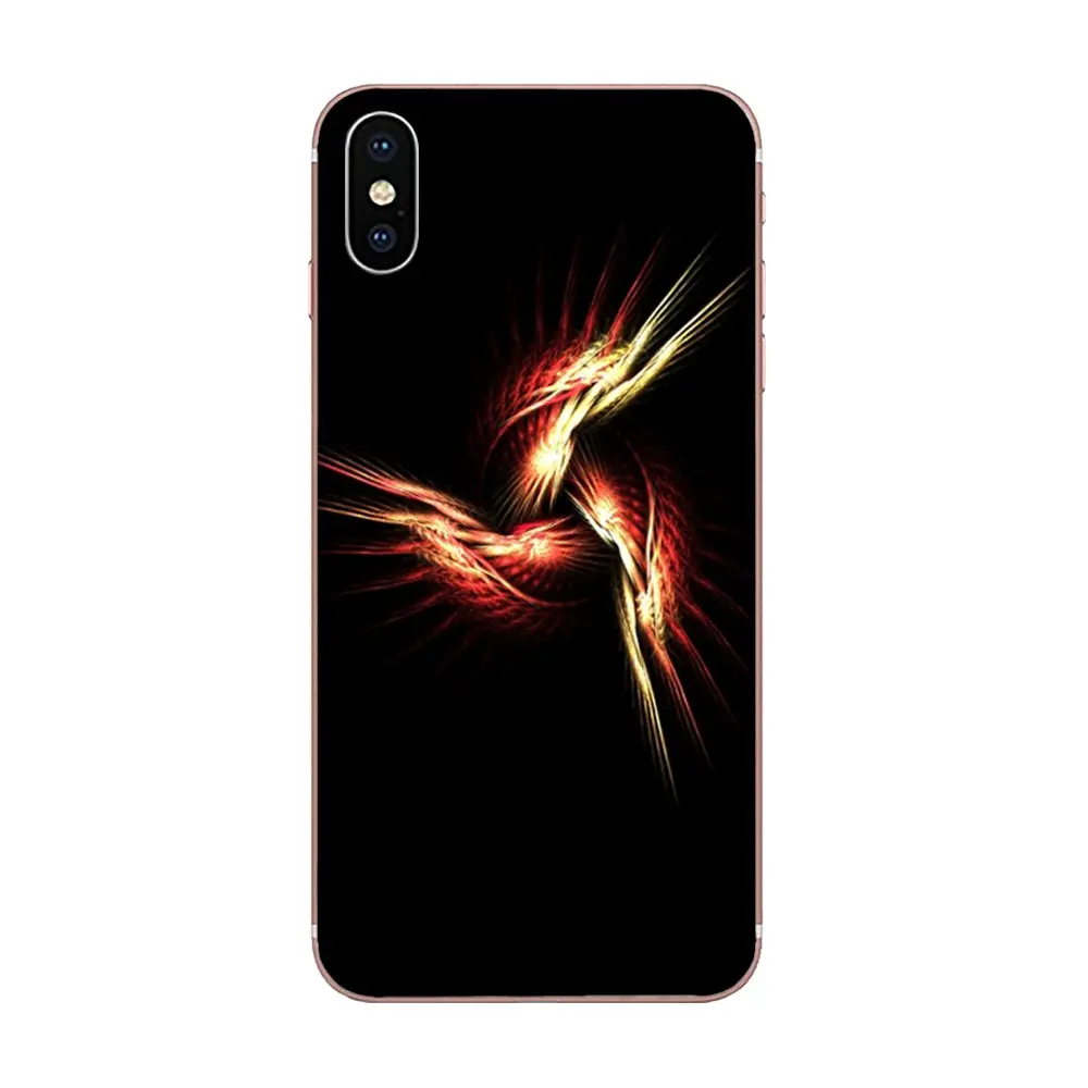 Восходящий огненный феникс птица тонкий ТПУ сотовый для Apple iPhone 4 4s 5 5C 5S SE 6 6S 7 8 Plus X