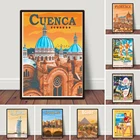 Cuenca Эквадор путешествия плакат цифровой загрузки искусство стены для гостиной домашний декор