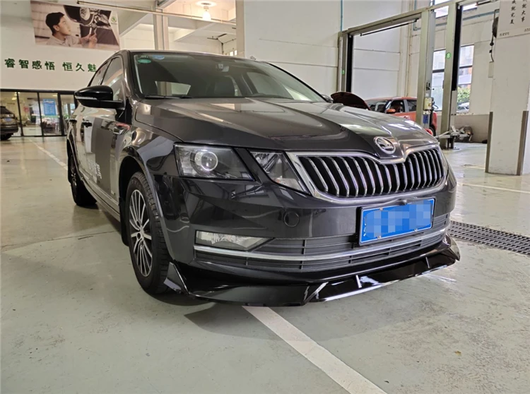Для Skoda Octavia 2018 2019 переднего бампера комплект Диффузор тела спойлер для задней