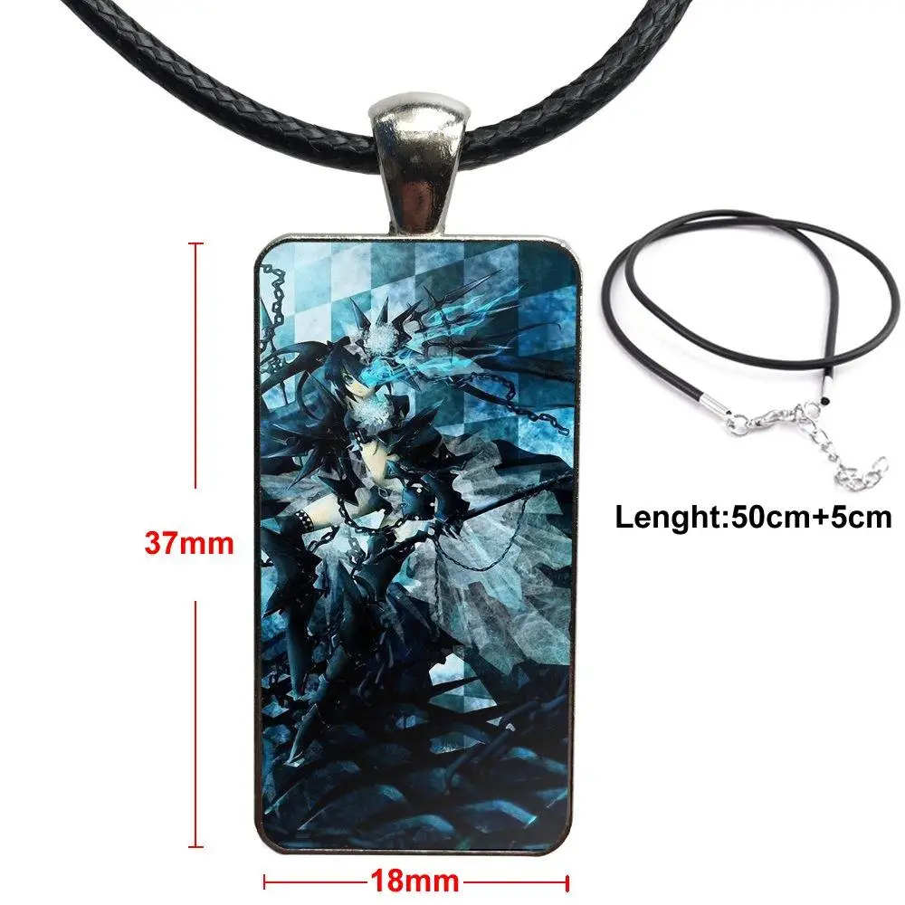 Для унисекс черный рок ожерелье стрелок со стальным покрытием стекло кабошон