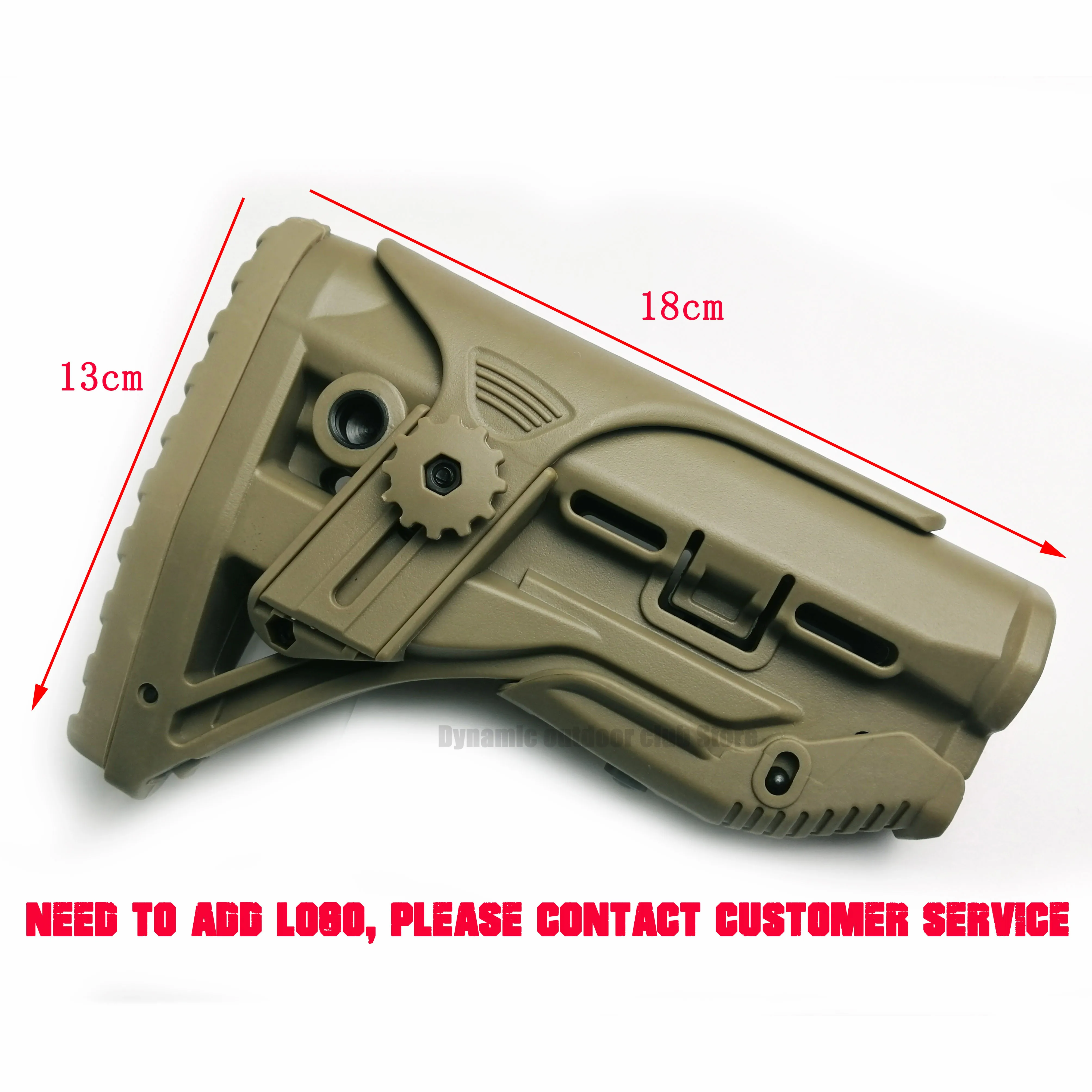

High Quality Nylon Adjustable Extended Stock for Paintball Accessories Airsoft Air Guns AEG M4 AK Gel Blaster J8 J9 CS Sports