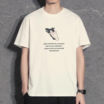 

Summer men's business casual short sleeve t-shirt 2343