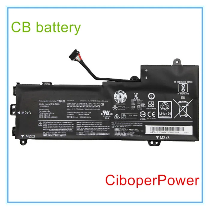 Оригинальное качество аккумулятор L15M2PB6 5B10l13949 для ноутбука серии 4-1130 30 Вт/ч |