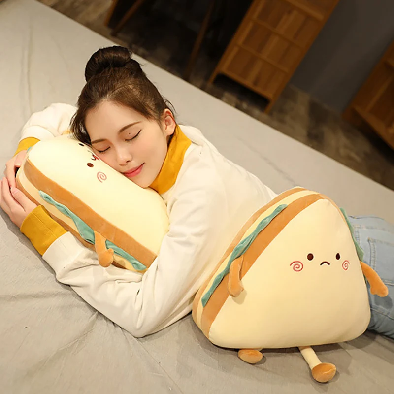 

Toy Doll Soft Nap Sleep Pillow Sofa Gift Simulation Sandwich Cake Plush
