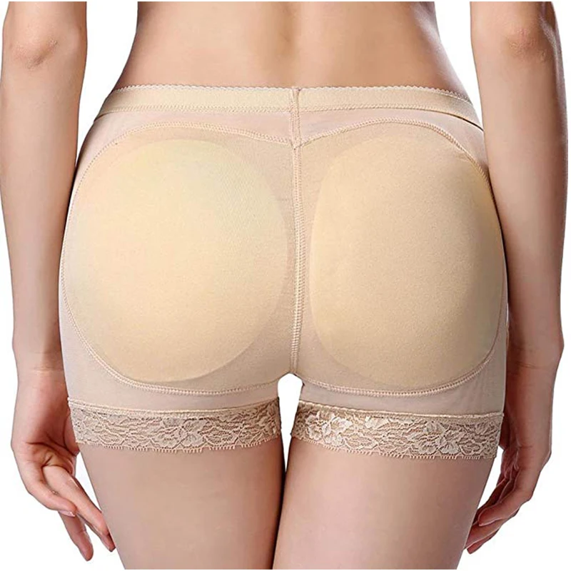 Women Bottom Lifter Shaper Butt Lift Pants Boyshorts Booty Briefs Fake Ass Padded Panties Hip Pads Enhancer Seamless Underwear | Женская