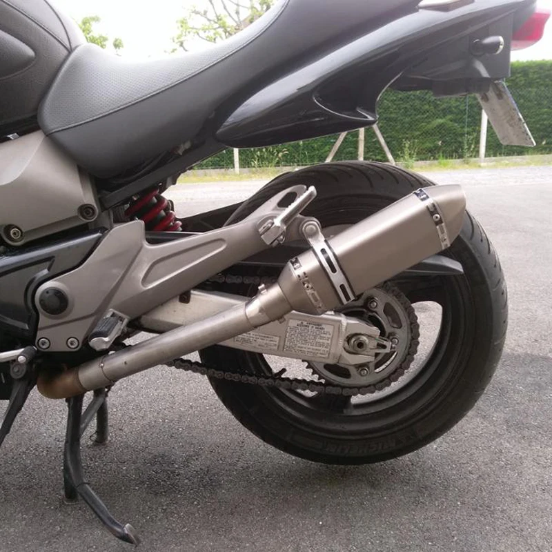 Alconstar-универсальный модифицированный глушитель для мотоцикла Akrapovic с DB Killer Dirt Street Bike Скутер ATV выхлопной Z750 TMAX